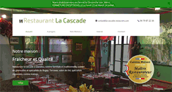 Desktop Screenshot of la-cascade-restaurant.com